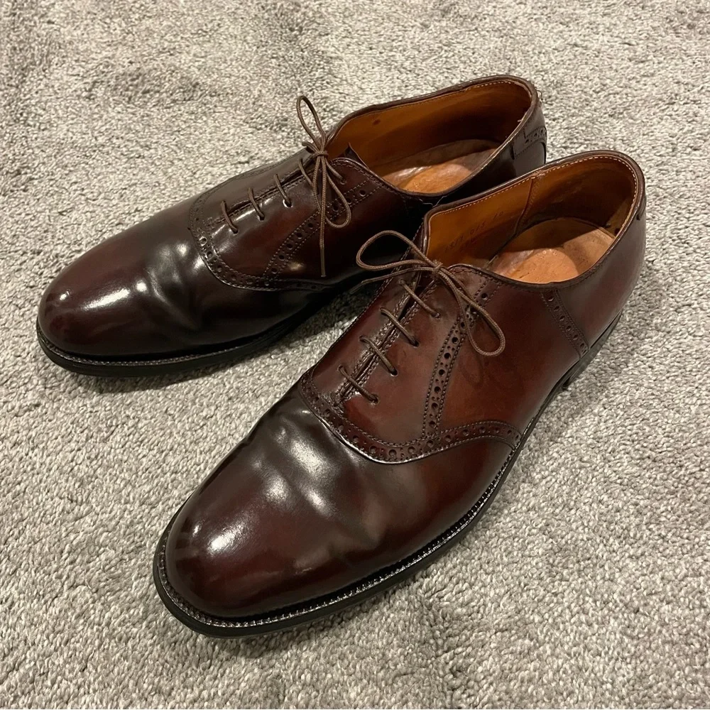 ALDEN 994 traditional saddle Oxford shell cordovan - Picture 1 of 11